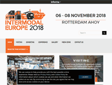 Tablet Screenshot of intermodal-events.com